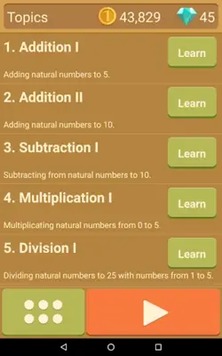 Math Master Educational Game a android App screenshot 10