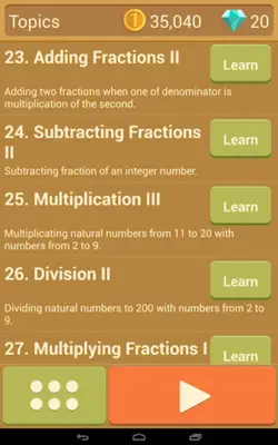 Math Master Educational Game a android App screenshot 1